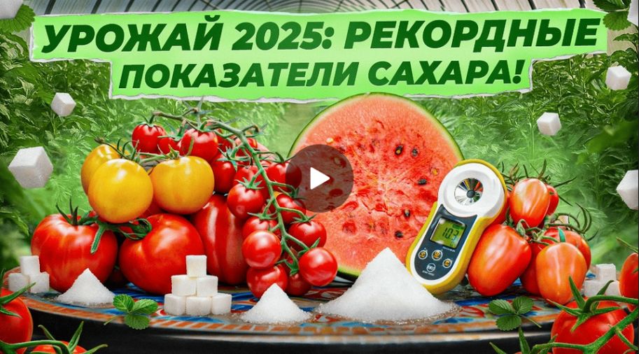 ПРОВЕРКА ТОМАТОВ НА САХАР! 🍅
