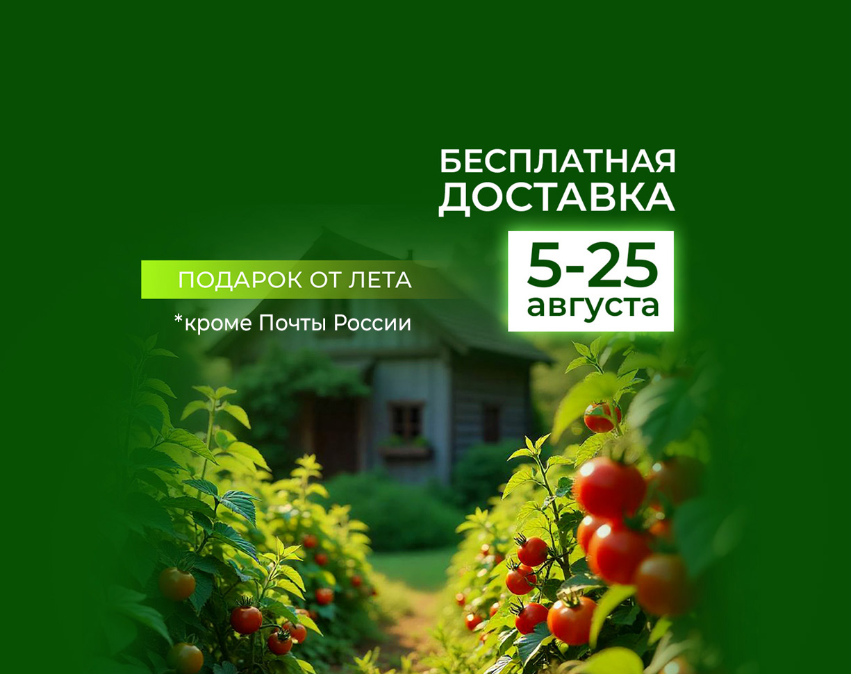 АКЦИЯ "ПОДАРОК ОТ ЛЕТА" - БЕСПЛАТНАЯ ДОСТАВКА С 5 ПО 25 АВГУСТА