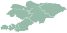карта Киргизия 