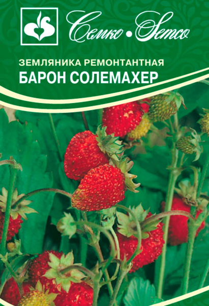 Земляника ремонтантная Барон Солемахер (пакет 0,1 г)